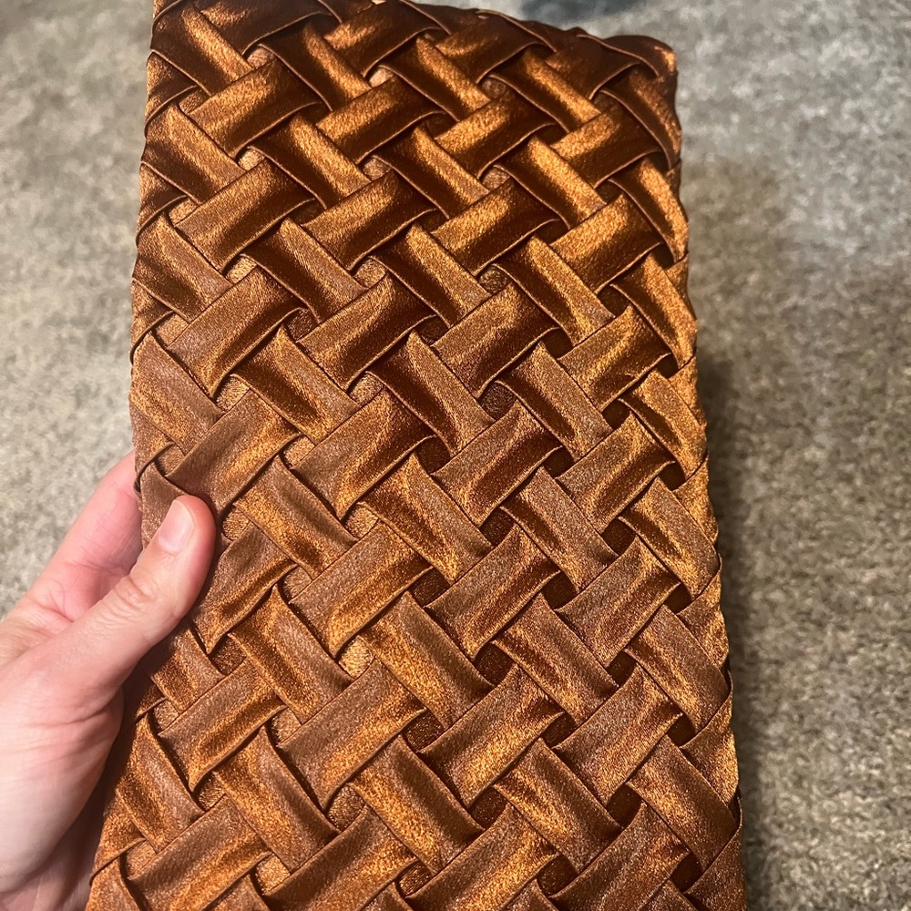Anthropologie Bronze Woven Bag - Picture 10 of 10